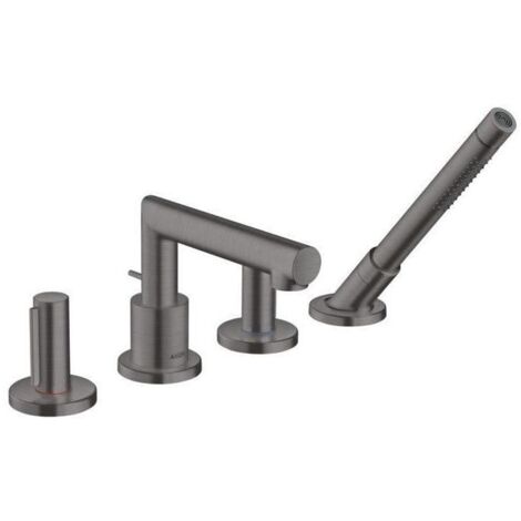 hansgrohe AXOR Uno 4-Loch Wannenrandarmatur, Zerogriff, Ausladung