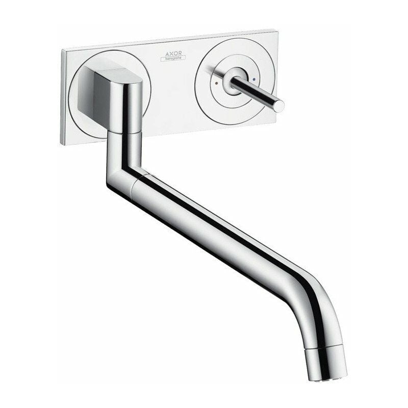 

Hansgrohe - con cocina de pared cromada