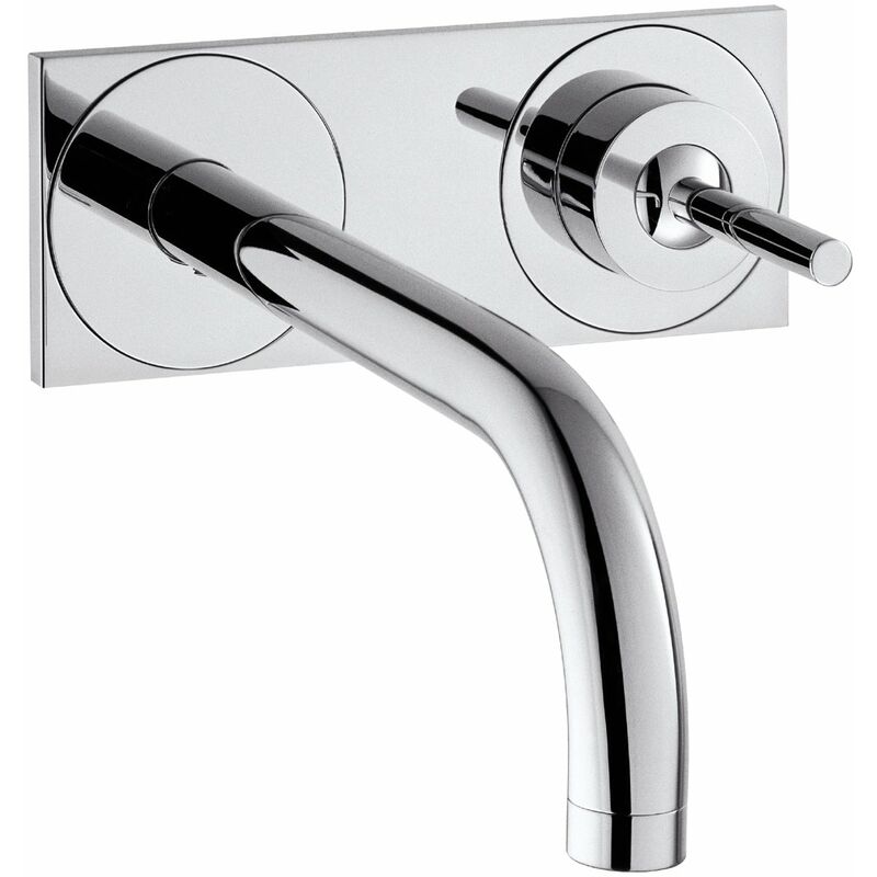 

AXOR Uno Mezclador monomando de lavabo empotrado, placa para montaje en pared, proyección 225mm, color: cromado - 38115000 - Hansgrohe