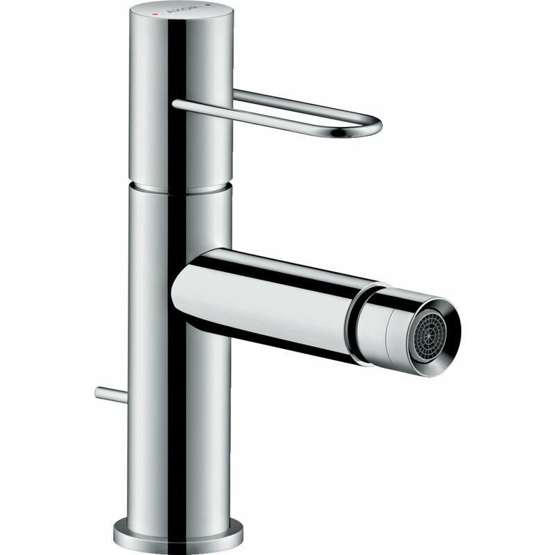 

AXOR Uno Mezclador monomando para bidé, mango, desagüe automático, color: cromado - 38211000 - Hansgrohe