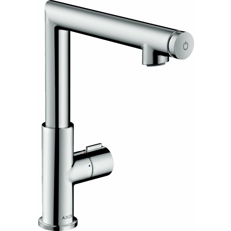 

Hansgrohe AXOR Uno Select Mezclador de lavabo 220, desagüe automático, proyección de 160mm, color: cromado - 45016000