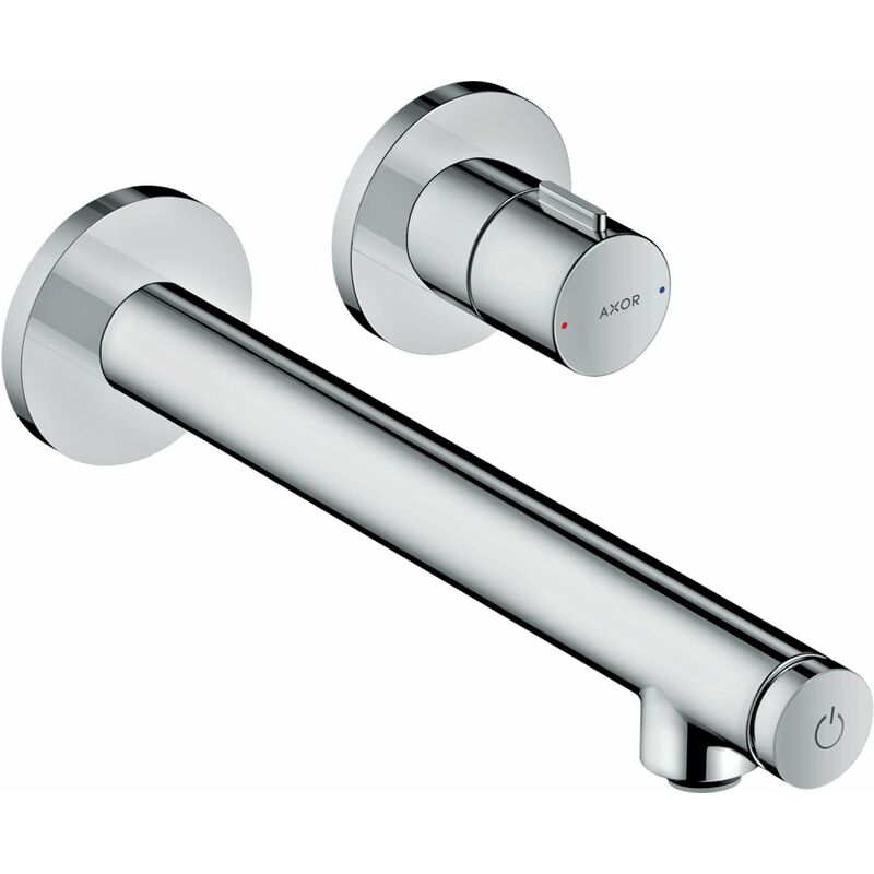 

Hansgrohe AXOR Uno Select Mezclador de tocador empotrado, montaje en pared, proyección 220mm, color: cromado - 45113000