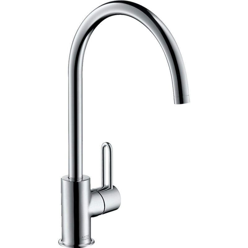 

Axor Uno2 DN15 Monomando de cocina 250 con salida giratoria, color: Acabado en acero inoxidable - 38830800 - Hansgrohe