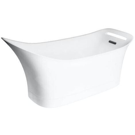 hansgrohe AXOR Urquiola Baignoire, au sol, 180 litres, fonte