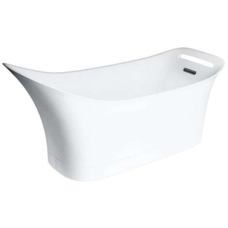 hansgrohe AXOR Urquiola Baignoire, au sol, 180 litres, fonte
