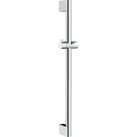 Hansgrohe – Barre de douche Unica Croma 65 cm en laiton chromé – Curseur inclinable à 45° – Supports muraux inclus – 26505000