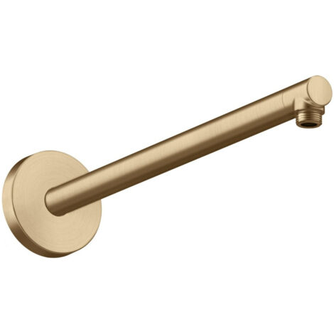 hansgrohe Brausearm Axor 390mm, Wandmontage, brushed bronze