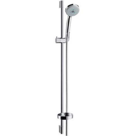 hansgrohe Brauseset Croma 100 Multi 3jet 27774000 chrom, mit 90 cm Brausestange Unica C