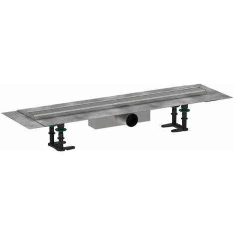 Hansgrohe – Caniveau de douche 70 cm en acier inoxydable V2A – Débit jusqu'à 37 l/min – Siphon liquide DN50 – 56176800