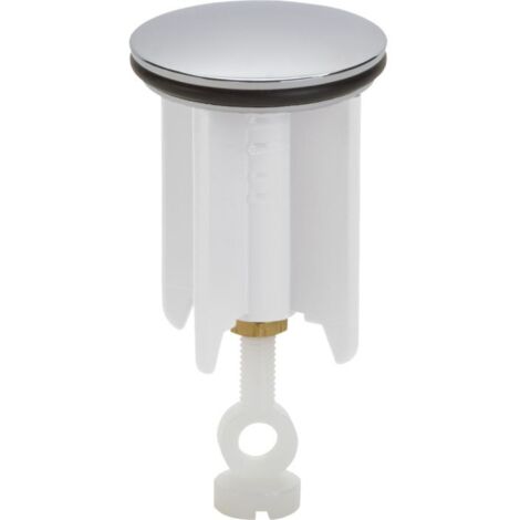 Hansgrohe – Clapet de bonde 5/4' chromé – Hauteur 147 mm – Compatible lavabo – Bouchon d'aile pour robinet de vidange