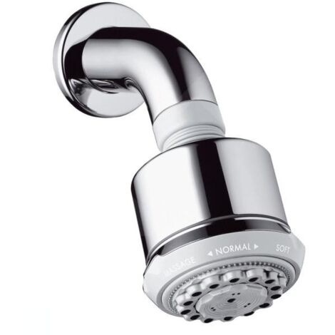 Hansgrohe Clubmaster - Douche de tête avec bras de douche 3jet, EcoSmart, chrome 26606000