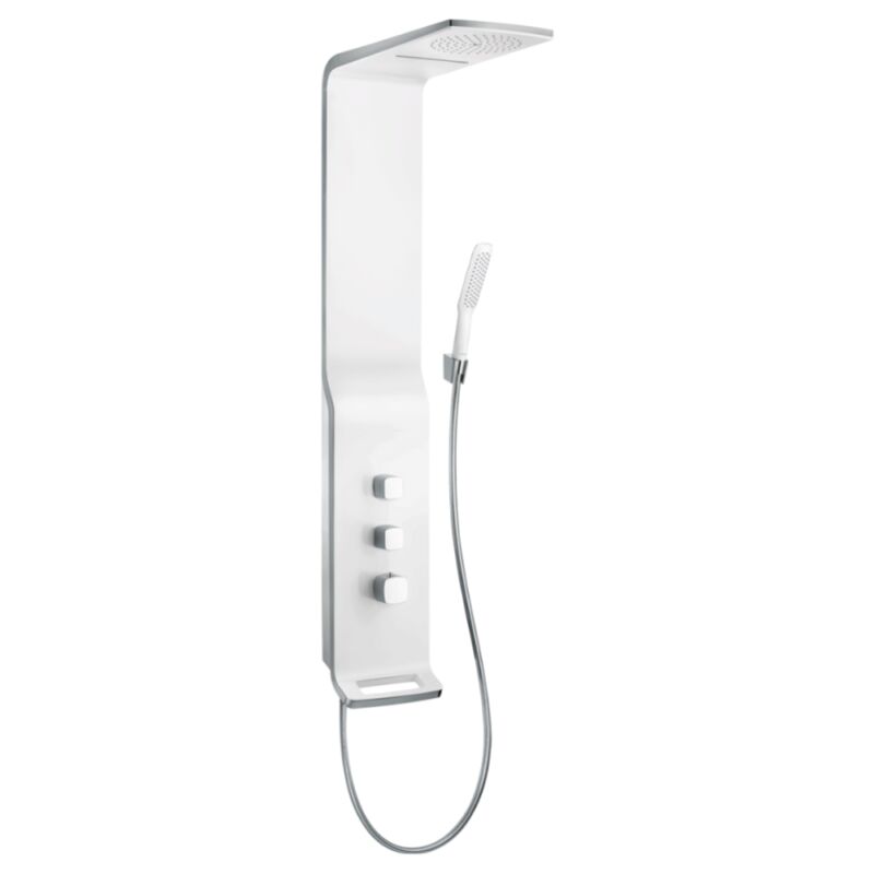 Raindance New - Panneau de douche Lift 180 2jet, blanc/chrome 27008400 - Hansgrohe