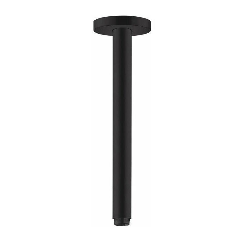 

Hansgrohe - Brazo de ducha S 300 mm techo M 1/2 negro mate
