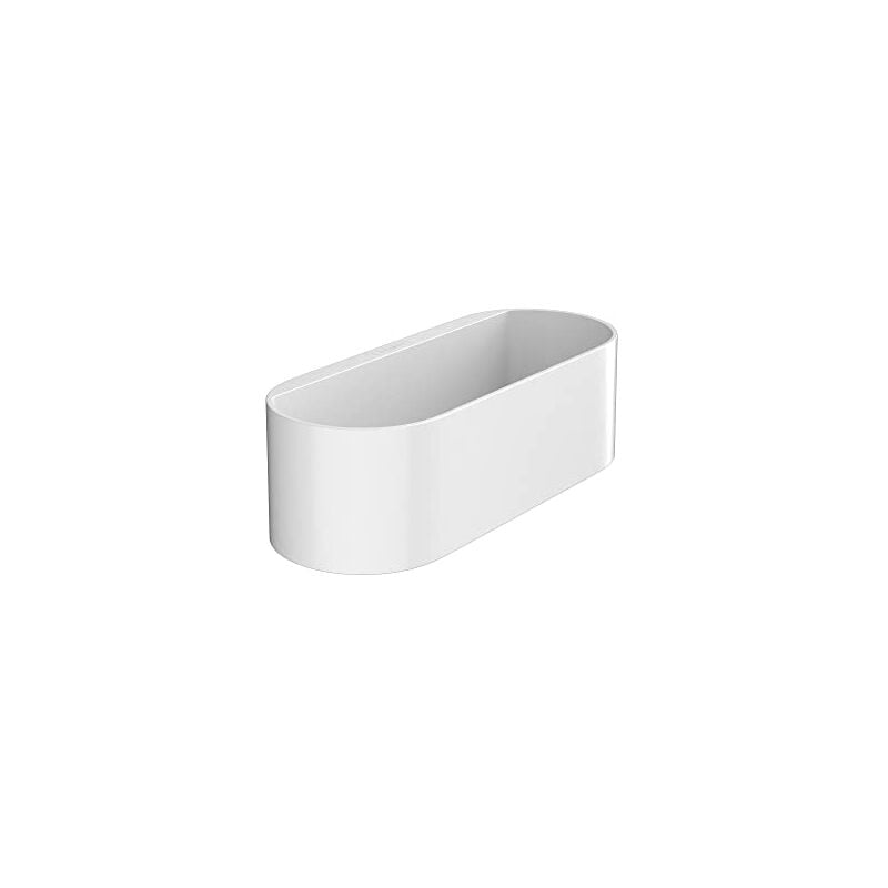 Panier de rangement wallstoris - étagère de douche sans perçage - accessoires de salle de bain - blanc mat - Hansgrohe