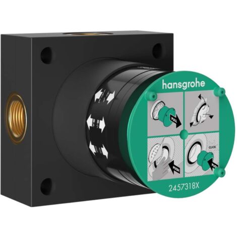 hansgrohe corps de base pour douche de tête 2jet, 24573180,