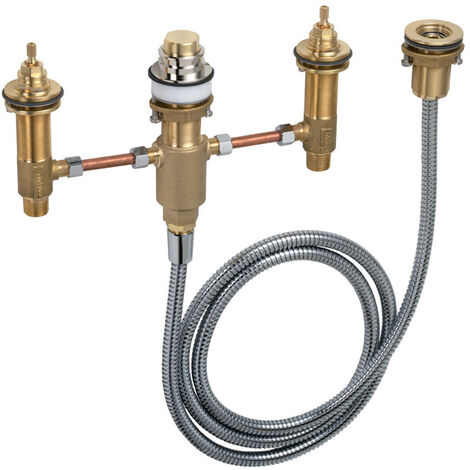 Hansgrohe Corps d'encastrement pour combiné mélangeur 4 trous de baignoire (13244180)