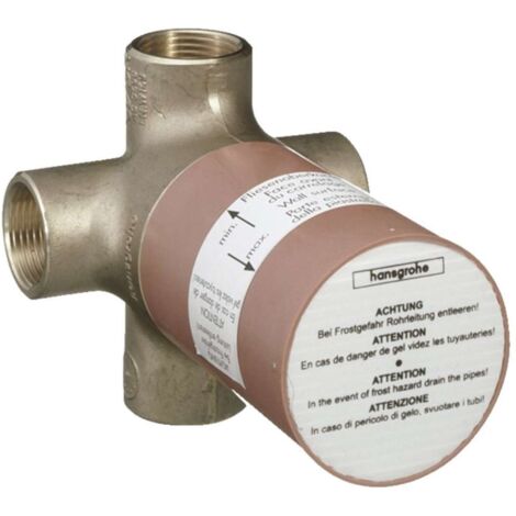 hansgrohe Corps d'encastrement pour Inverseur Quattro 4 voies Encastré, 15930180