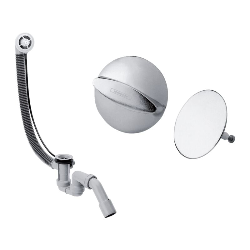Corps encastré pour baignoire Hansgrohe standard + Set de finition Flexaplus, chrome