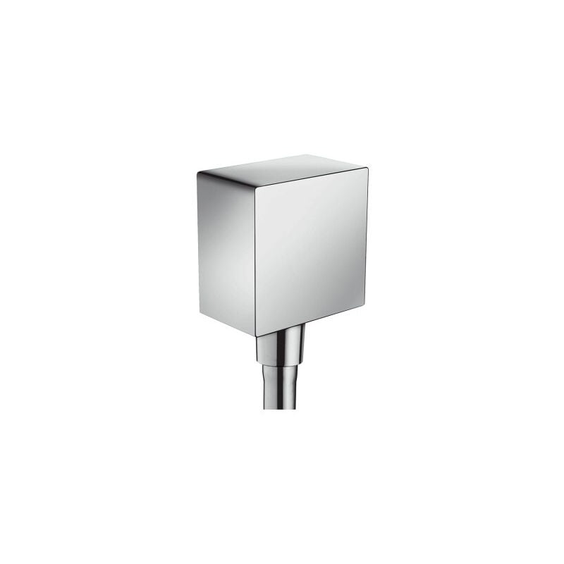 Fixfit Square Wall outlet Square with non-return valve (26455000) - Hansgrohe
