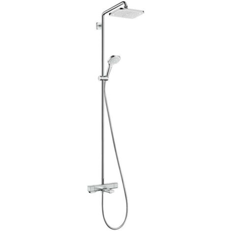 hansgrohe Croma E Showerpipe   27687000 chrom, 1jet mit Wannenthermostat