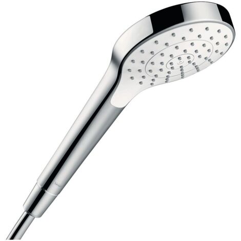 hansgrohe Croma S Handbrause 110mm 1jet 9l/min EcoSmart, Weiß/Chrom