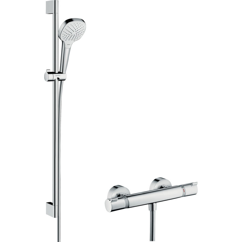 Hansgrohe - Mitigeur thermostatique avec ensemble douche Croma Select e