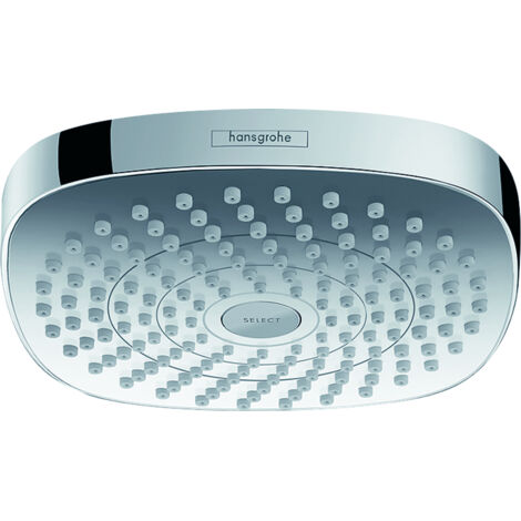 Hansgrohe Croma Select E - Douche de tête, 18 cm, 2 jets, chrome 26524000
