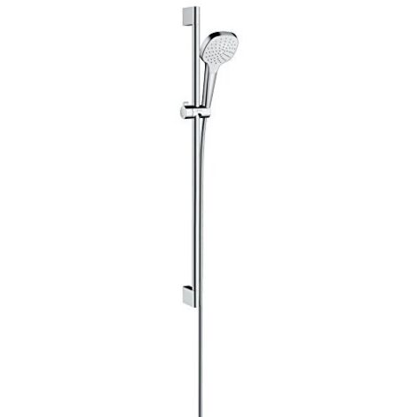 Hansgrohe Croma Select E - Set doccia 0,90 m, getto singolo, bianco/cromato 26594400