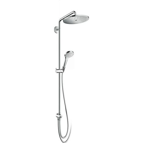 Hansgrohe Croma Select S - Brausegarnitur 280 1jet Showerpipe für Renovierung, verchromt 26793000