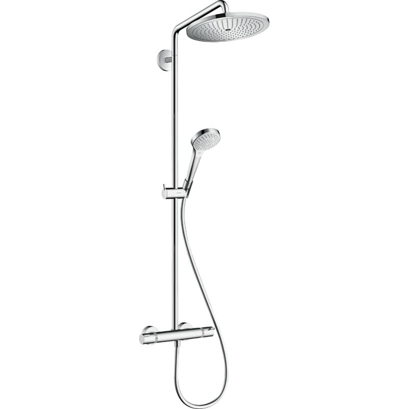 Colonne de douche thermostatique Hansgrohe Croma Select s 280 EcoSmart chromé