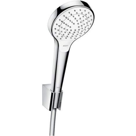 hansgrohe Croma Select S Vario Wannenset 26411400 weiss-chrom, 160 cm Schlauch Isiflex