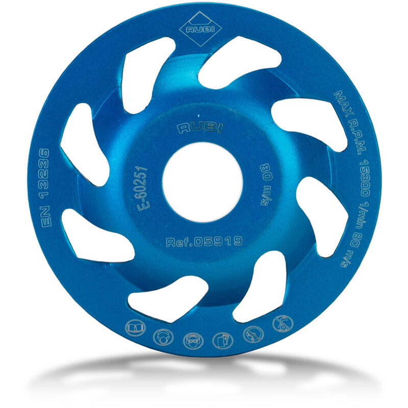 Mola da sgrossatura Fan Cup per calcestruzzo Ø100mm R5919 Rubi