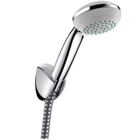 Hansgrohe Crometta 85 - Brausegarnitur Variojet 2jet, mit Halter Porter'C 1,60 m, verchromt 27559000