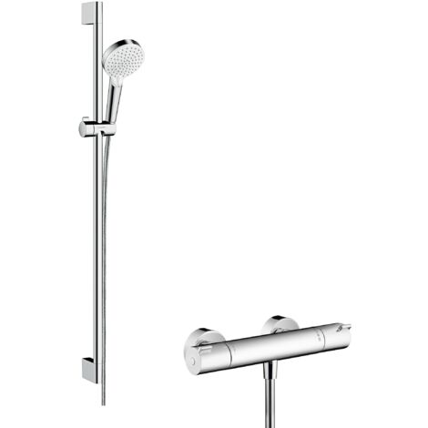 HANSGROHE Crometta Combi doccia Vario con barra 90 cm Ecostat 1001 CL 27813400
