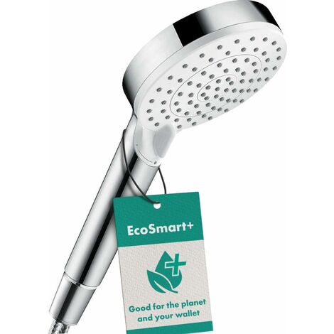 hansgrohe Crometta Doccetta Vario Green 6 l/min, Bianco/Cromo, 26336400