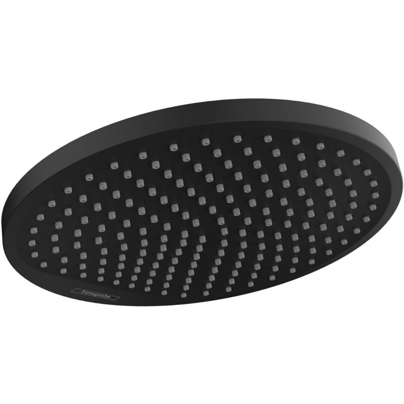 Crometta - Douche de tête s 24 cm, EcoSmart, noir mat 26724670 - Hansgrohe