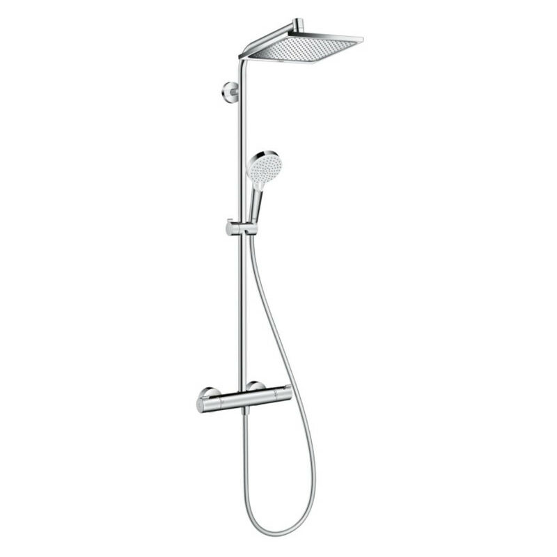 

Hansgrohe Crometta E Showerpipe 240 1 jet con termostato