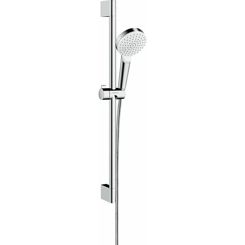 

Hansgrohe Crometta set de ducha 1jet EcoSmart con barra de ducha 65 cm, 26535400, blanco/cromo - 26535400