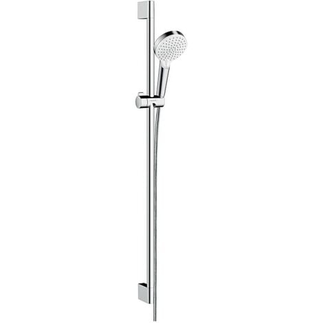 HANSGROHE HG Brauseset CROMETTA VARIO 90cm Durchflussmenge 14 l/min weiß/chrom