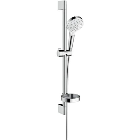 HANSGROHE Crometta Vario con asta Unica'Croma 65 cm e portasapone bianco/cromo - 26553400