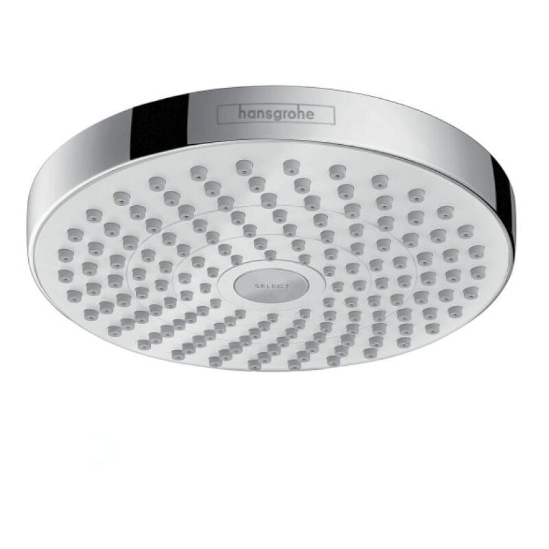 Croma Select s - Douche de tête 180 2 jets EcoSmart 9 l/min, blanc/chrome 26523400 - Hansgrohe