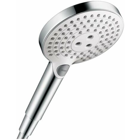 Hansgrohe – Douchette à main 120mm 3 jets – RainAir, Rain, WhirlAir – Finition chrome – Filtre nettoyable – 26530400