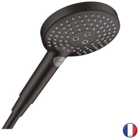 HANSGROHE Douchette à main Raindance Select S 120 3jet PowderRain noir mat