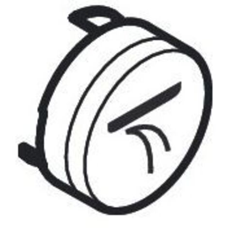 hansgrohe Druckknopf Symbol Schwall, Weiß