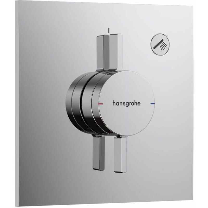 Hansgrohe - DuoTurn e - Mitigeur de douche encastrable, chrome 75617000
