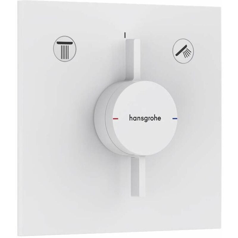 DuoTurn e - Mitigeur encastré 2 sorties, blanc mat 75417700 - Hansgrohe