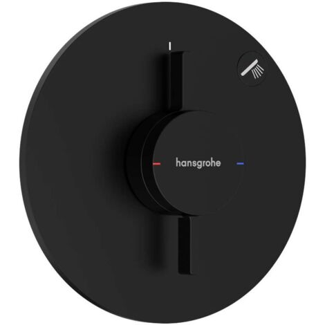 Hansgrohe DuoTurn S - Grifo empotrado de ducha, negro mate 75618670