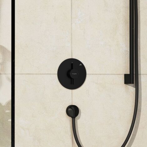 Hansgrohe DuoTurn S - Unterputz-Duscharmatur, für 1 Verbraucher, schwarz matt 75618670