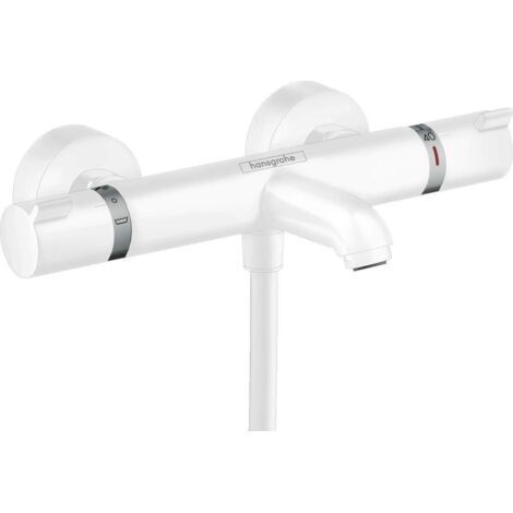 Hansgrohe Ecostat Comfort - Miscelatore termostatico per vasca da bagno, bianco opaco 13114700