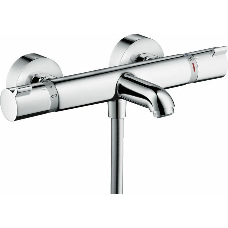 Ecostat Thermostatic Bath Mixer Comfort For Exposed Installation Chrome 13114000 - Chrome - Hansgrohe